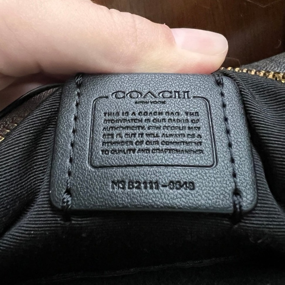 Coach Black and Brown Mini Bag - Picture 2 of 7